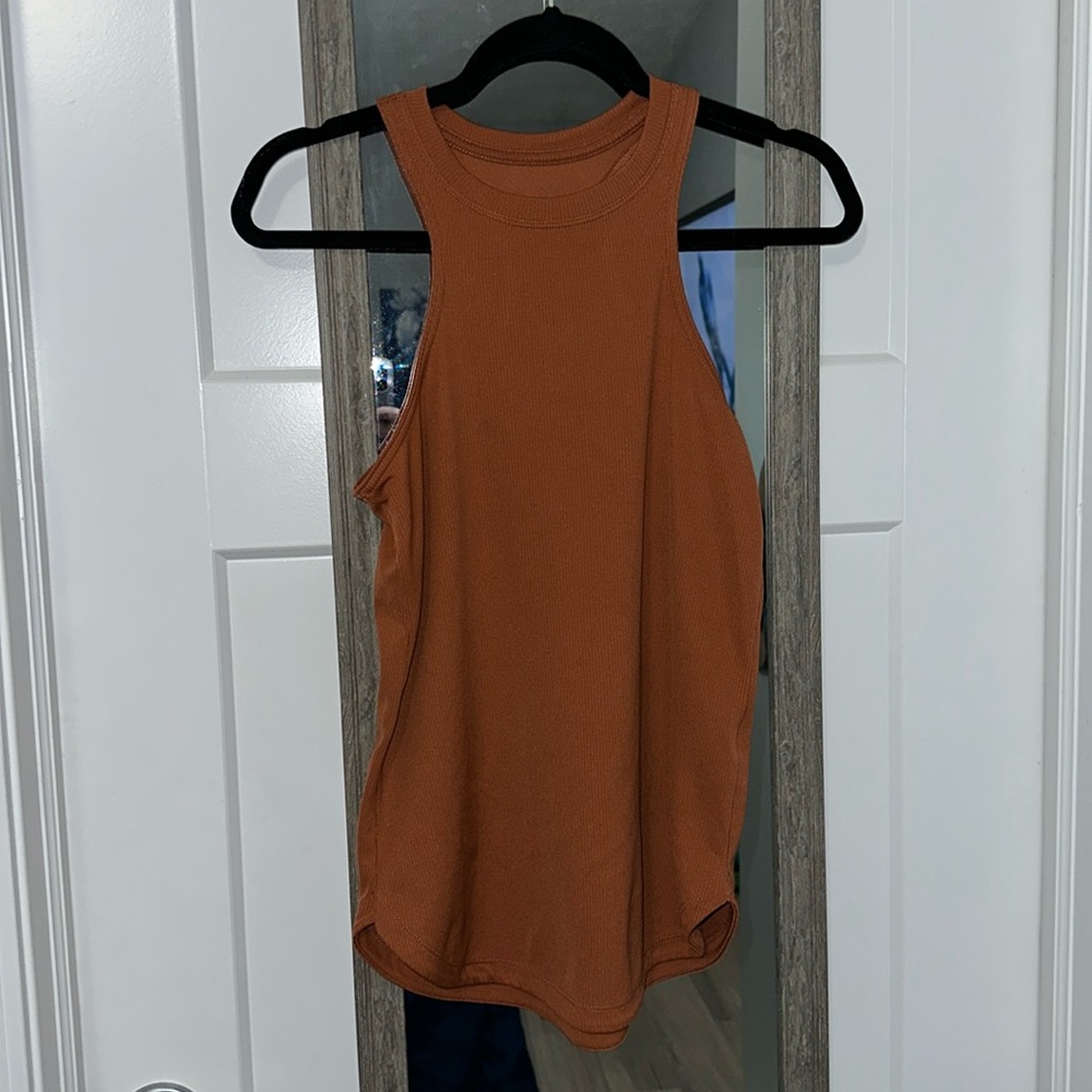 Nike orange racer back style tank top size XS!